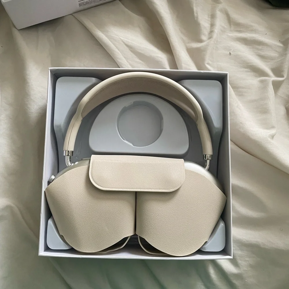 Cream Over-Ear Headphones